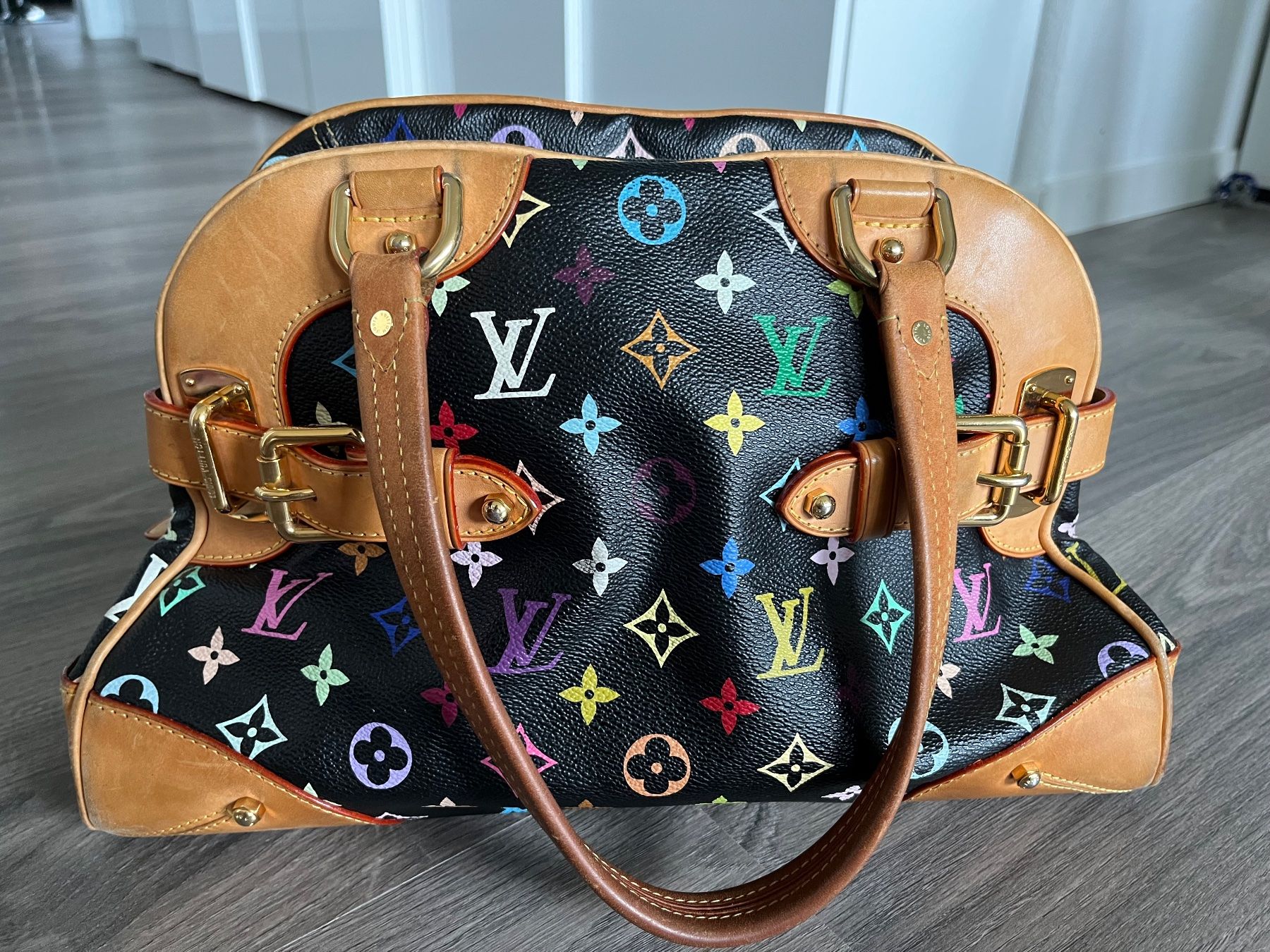 Louis Vuitton Borse da donna: LOUIS VUITTON Black Monogram Multicolore Claudia Bag – Usato da Bôle venduto da lau_wc66 6