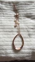 Kette Anhänger Tropfen Perlen rosévergoldet 925 Silber Chris