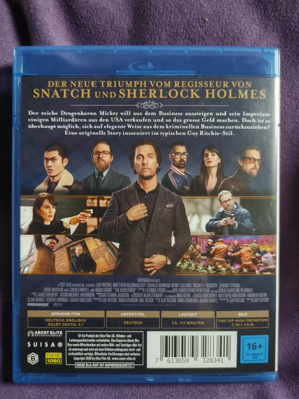 Alle DVDs: The Gentlemen - Guy Ritchie - Blu Ray – Gebraucht aus Ibach von FinrodTaralom 1