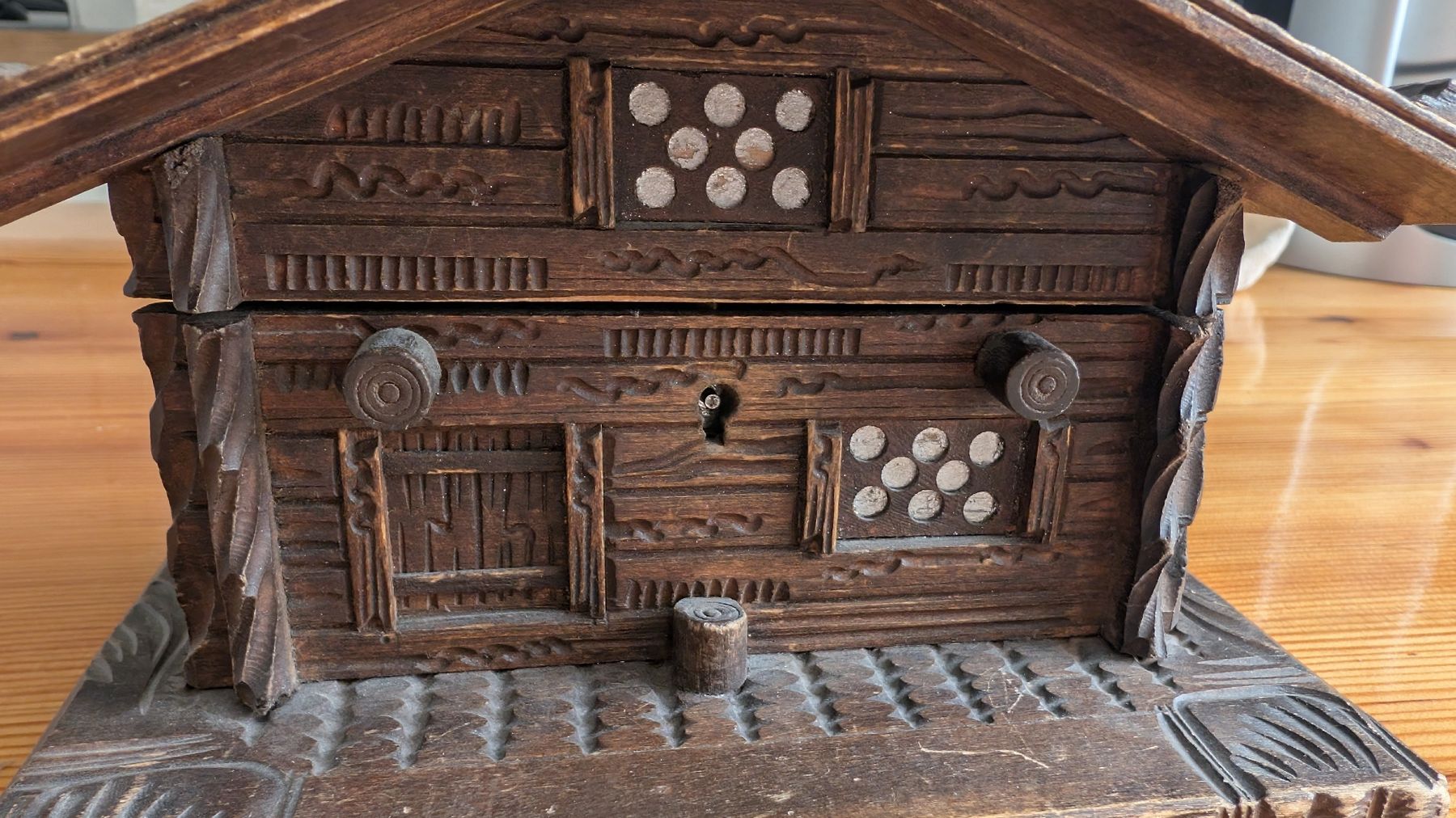 Barattoli: Antike Schmuckbox aus Holz – Usato da Itingen venduto da Speedy47MVL86 1