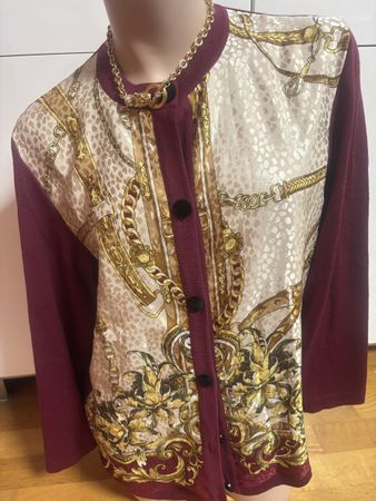 Trickjacke Seide/Wolle Gr. 38