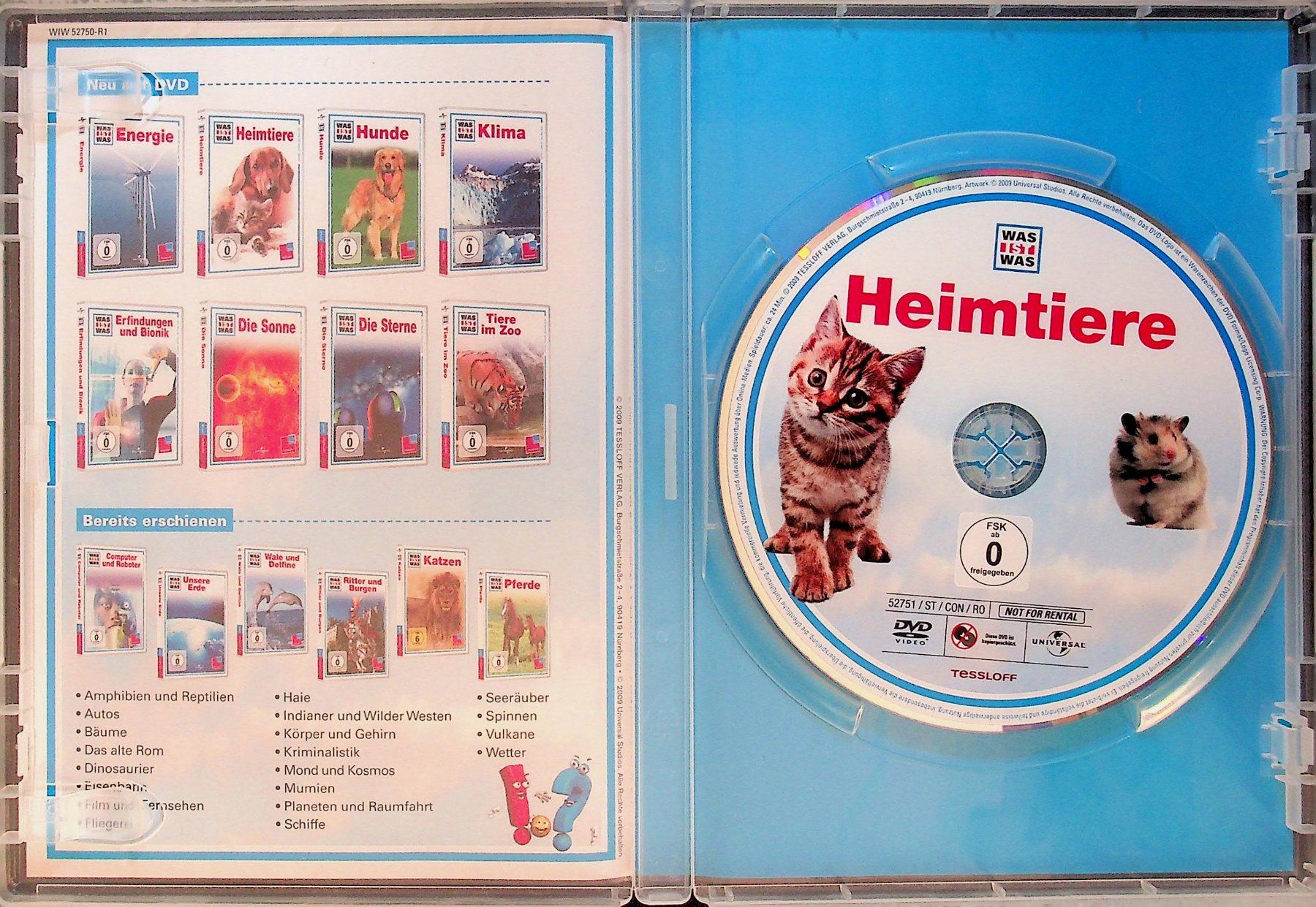 Tutti i DVDs: DVD Was ist was  Heimtiere – Usato da Reitnau venduto da Zaomir 2