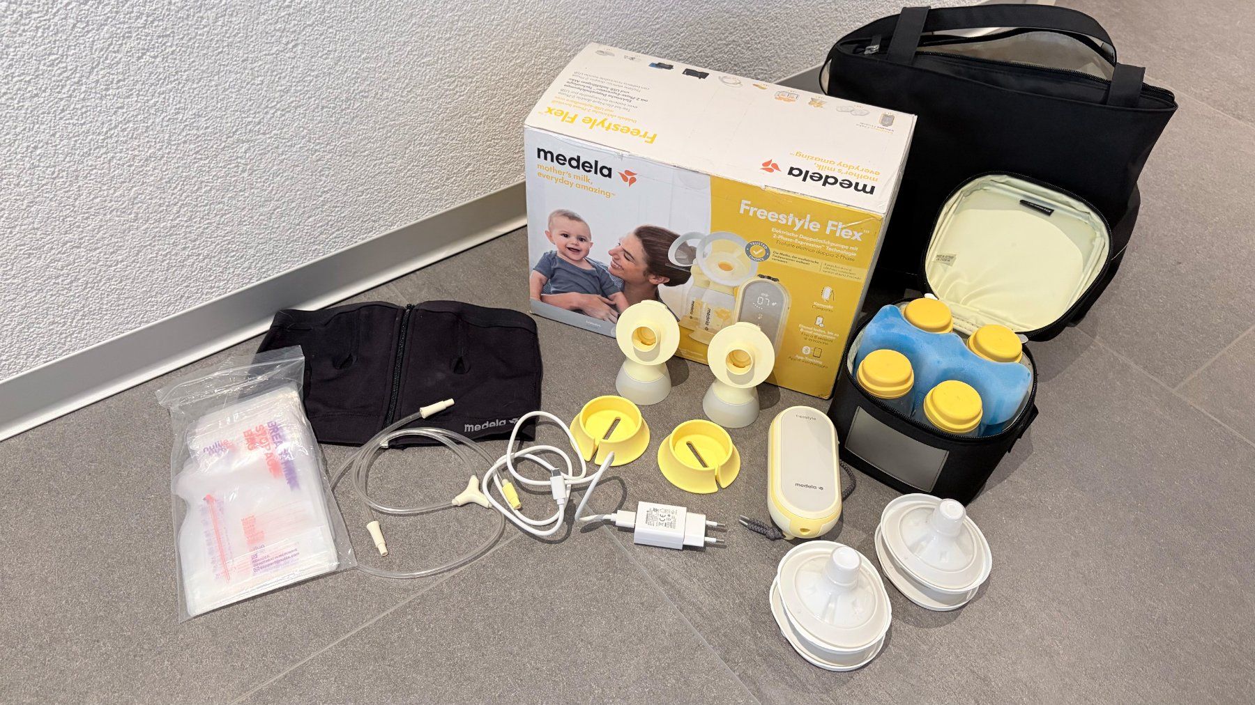 Medela Accessori per l’allattamento: Medela Freestyle Flex Doppel Milchpumpe – Usato da Glis venduto da pinguinpi