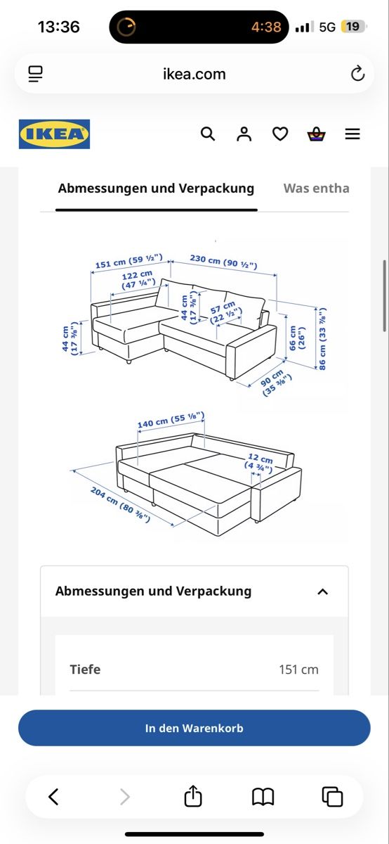 Ikea Sofas: FRIHETEN Eckbettsofa dunkelgrau mit Bettkasten – Gebraucht aus Luzern von rox_j92m 1