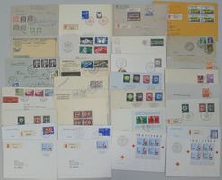 1937-1960, 28 BELEGE mit einigen besseren FRANKATUREN !