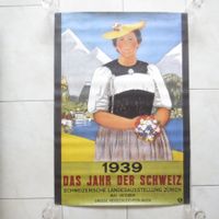 Werbeplakate 40er Jahre 4 Stk. Zürich & Lugano