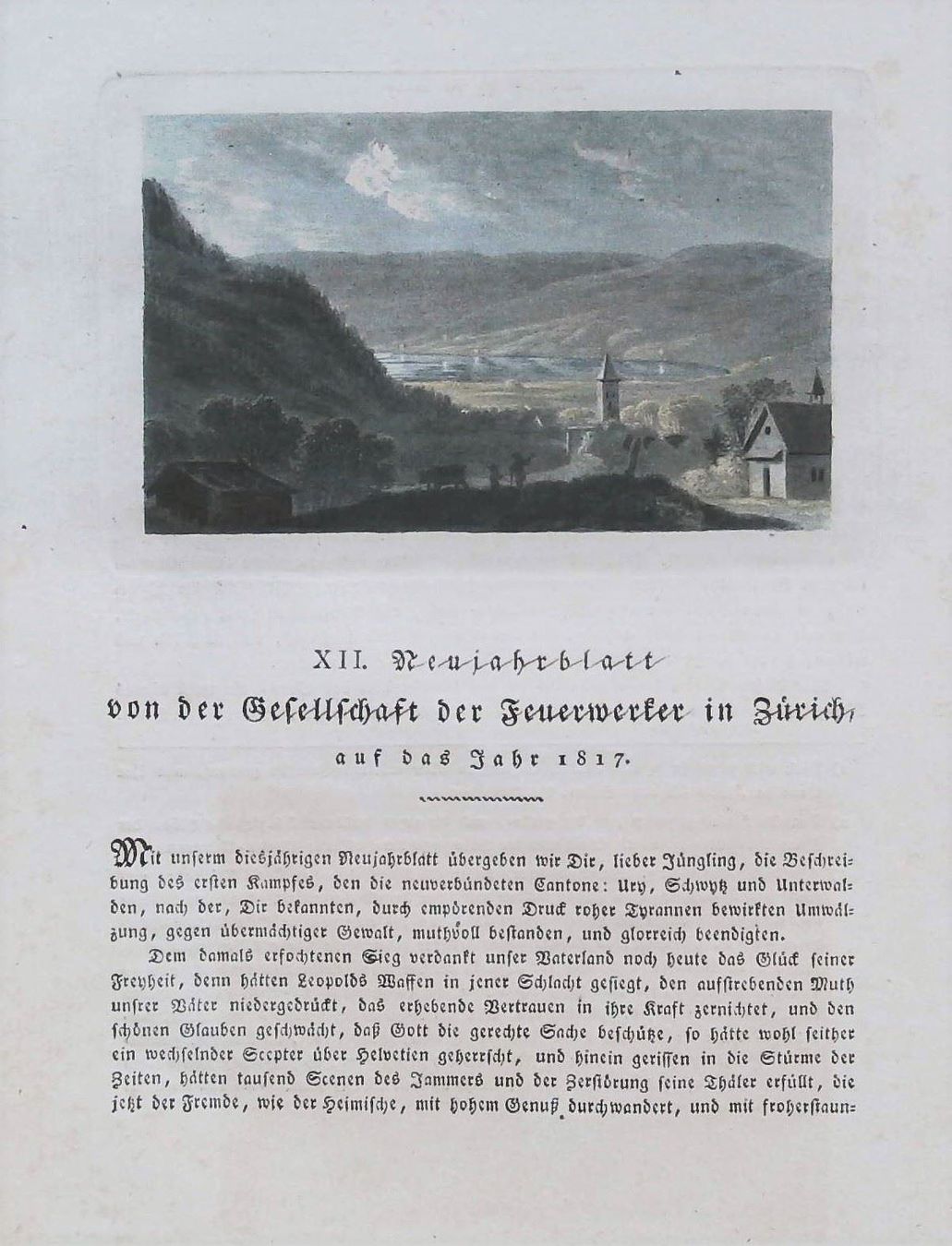 Libri: Morgarten Neujahrsblatt 1817 – Usato da Rafz venduto da Helvet32
