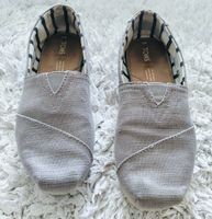 Toms Schuhe Gr. 37,5 Canvas Grau Frühlingsschuhe