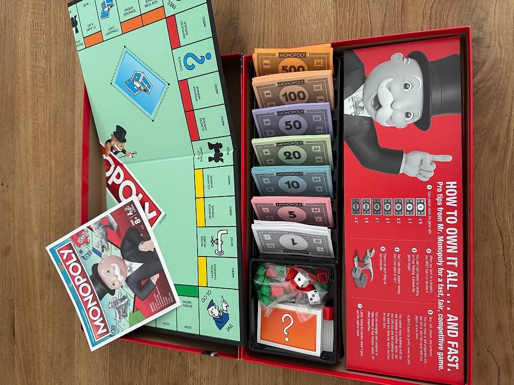 Giochi: Original Monopoly Brettspiel von Hasbro  Englische Version – Usato da Dietikon venduto da Julia.obers 1