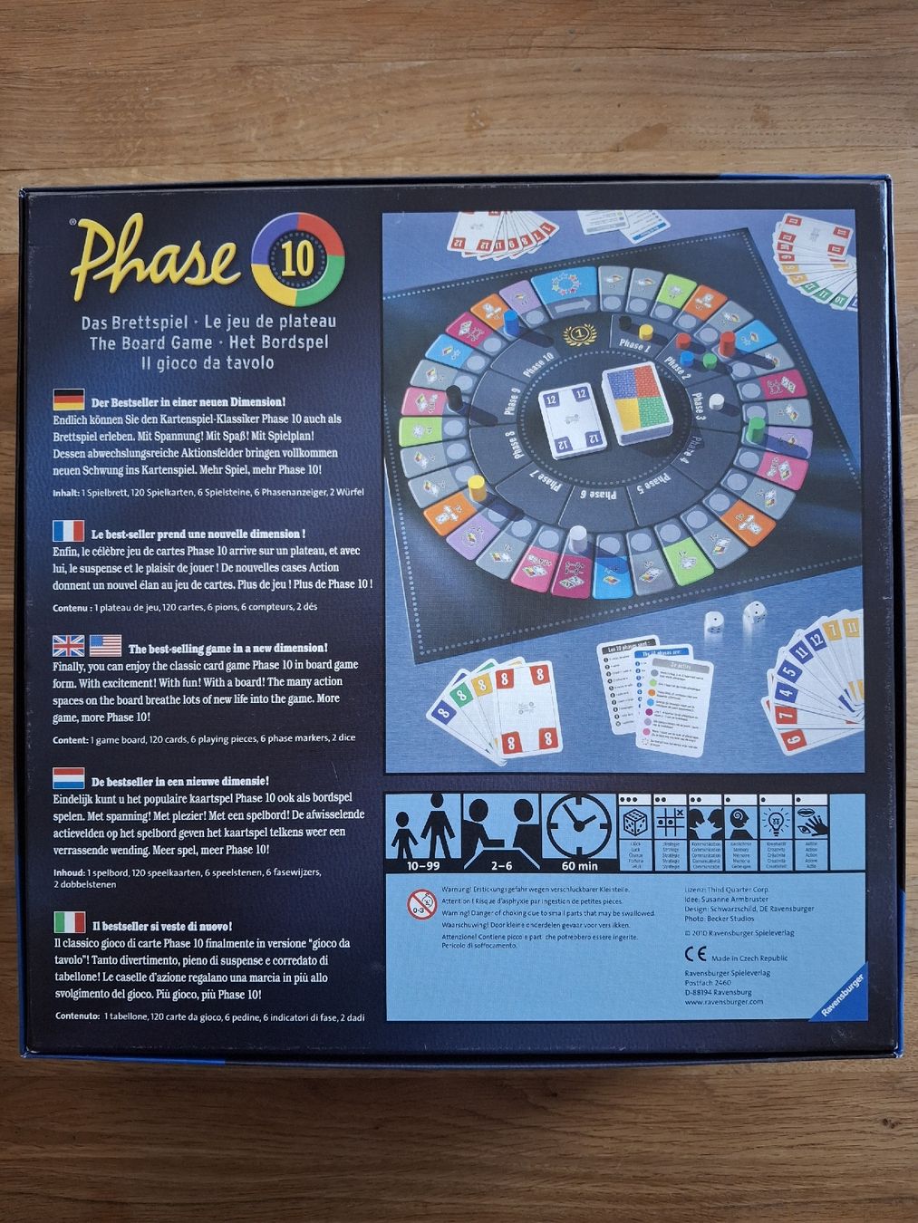 Ravensburger Giochi: Brettspiel Phase 10  – Usato da Zürich venduto da Vordermannd86 1