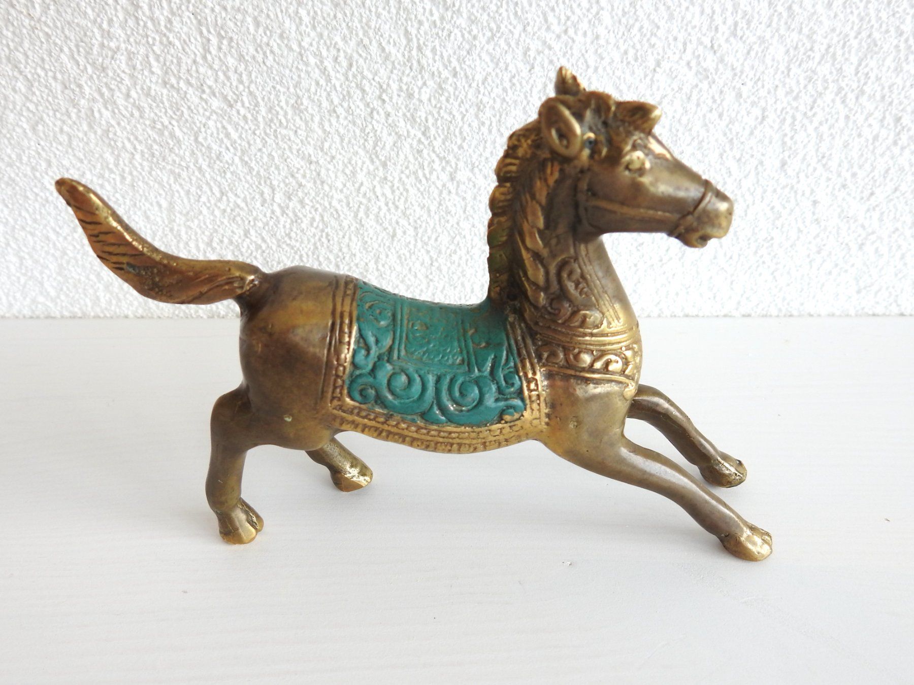 Figurines: Messingfigur Pferd – D'occasion à Büttenhardt par LexyMara 2