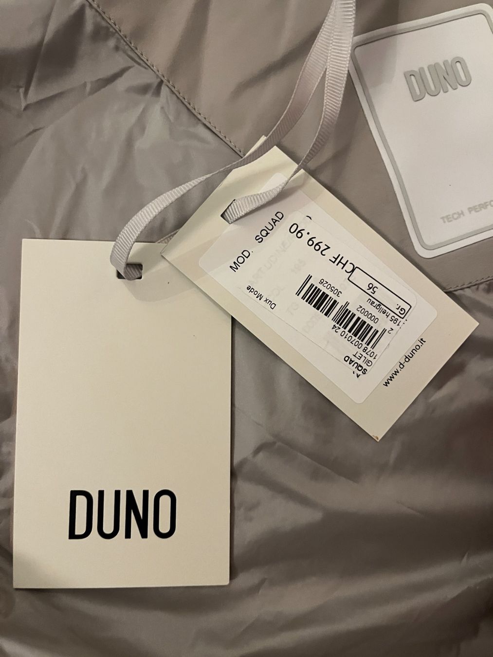 Gilets: Duno Weste grau leicht gesteppt Neu – Neuf avec emballage d'origine à Schaffhausen par olelukoe 5