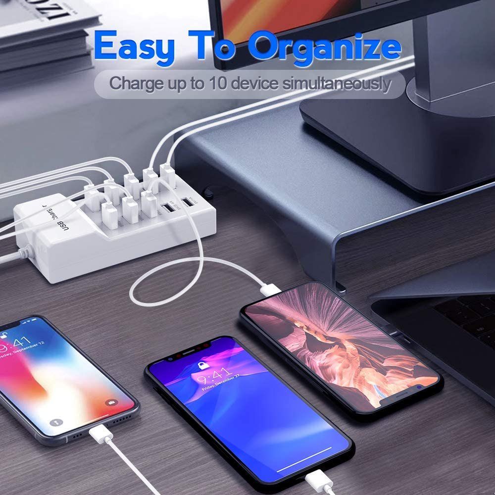 Caricabatterie: USB-Ladegerät 10-Port USB-Ladestation – Nuovo e nell'imballaggio originale da Unterägeri venduto da RmOnline 3