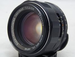 JETZT sofort!  SMC Takumar 50mm f1.4 M42 minimal Glaspilz