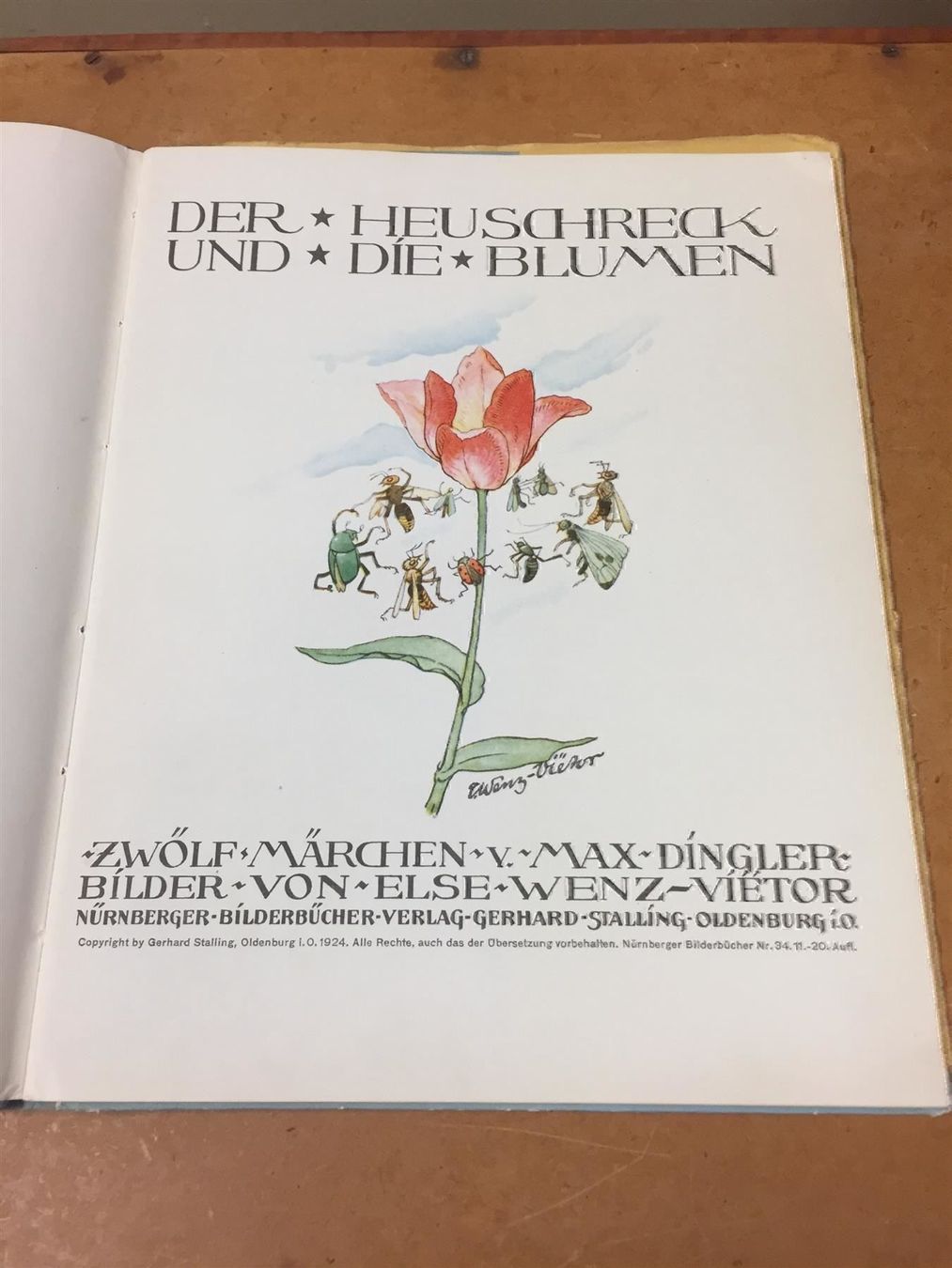 Libri: DINGLER Max, Der Heuschreck & die Blumen – Usato da Bern venduto da Jwpm66 2