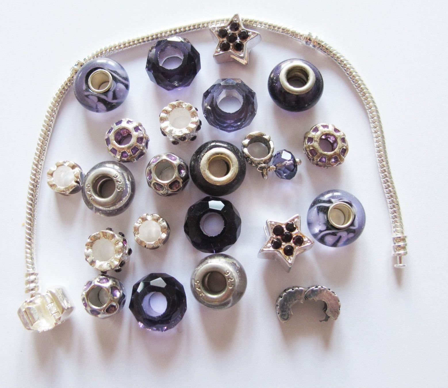 Anhänger: European Beads Kette selber machen DIY – Neu (gemäss Beschreibung) aus Schwanden GL von UHRKNALL