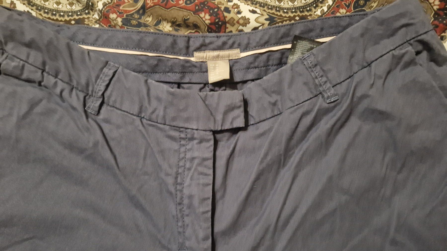 H&M Pantaloni: Blau-graue Chino-Hose – Nuovo (secondo la descrizione) da Oberengstringen venduto da Sheera7 3