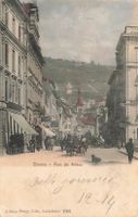 Biel BE Nidaugasse Pferdekutsche