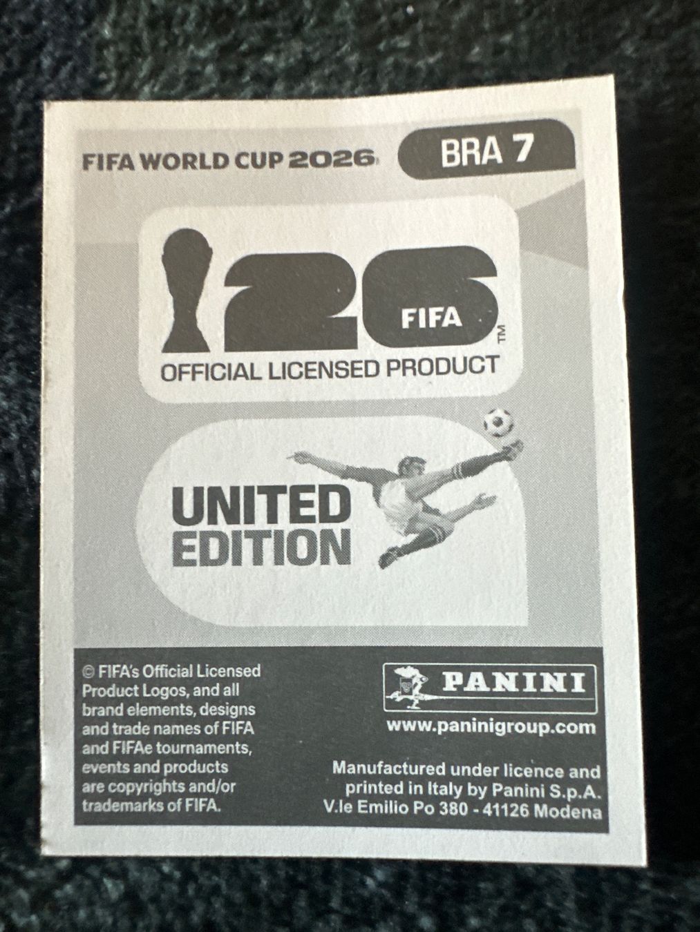 Panini Cartes à collectionner: BRA7 – Neuf (Voir description) à Sion par loi_9vyj 1