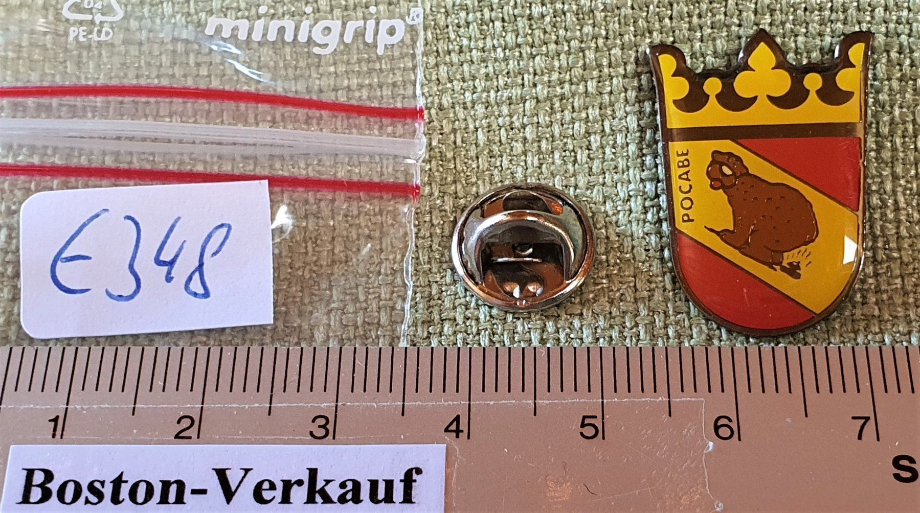Placchette & Badge: E348 - Pin POCABE Polizei Bern Bär... – Usato da Reinach BL venduto da Boston-Verkauf 2