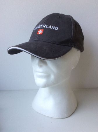 SWITZERLAND Mütze/Cap „grau“