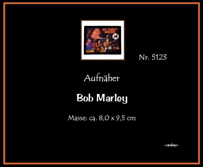 Toppe: Aufnäher Bob Marley - Nr. 5123 – Nuovo (secondo la descrizione) da Winterthur venduto da --carabao-- 3