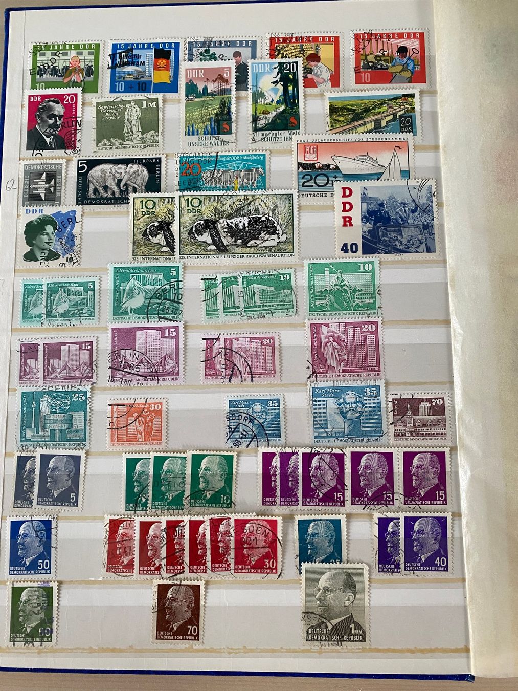 Alle Briefmarken: DDR Sammlung – Gebraucht aus Luterbach von dorohase 2