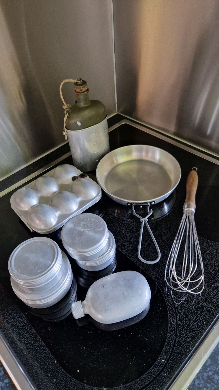 Teglie da forno: Vintage Camping Behälter – Usato da Gstaad venduto da ise_79sf