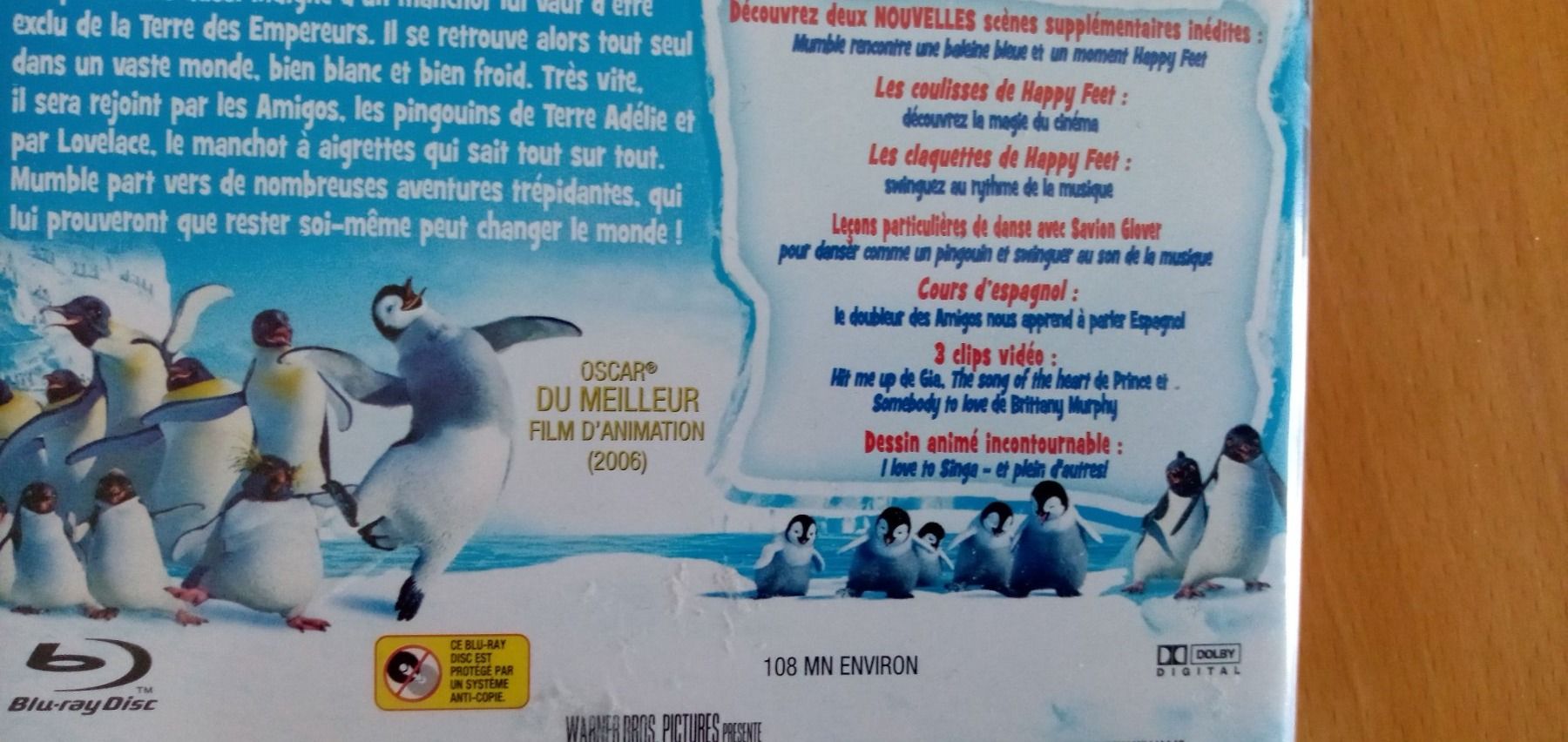 Tutti i DVDs: Blu-ray HAPPY FEET – Usato da Porrentruy venduto da tupatup 8