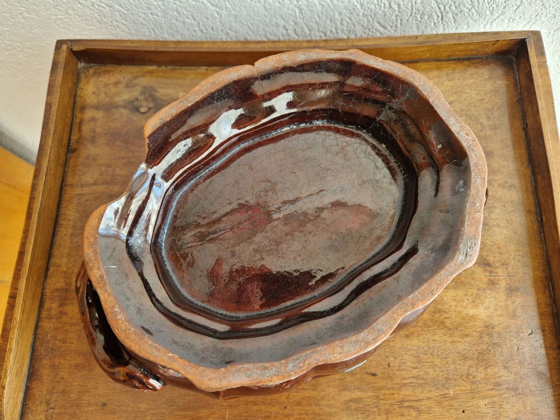 Ciotole: Antike braune Terrine - Manganglasur - ca. 1850 – Usato da Burgdorf venduto da gre_2ftz 7