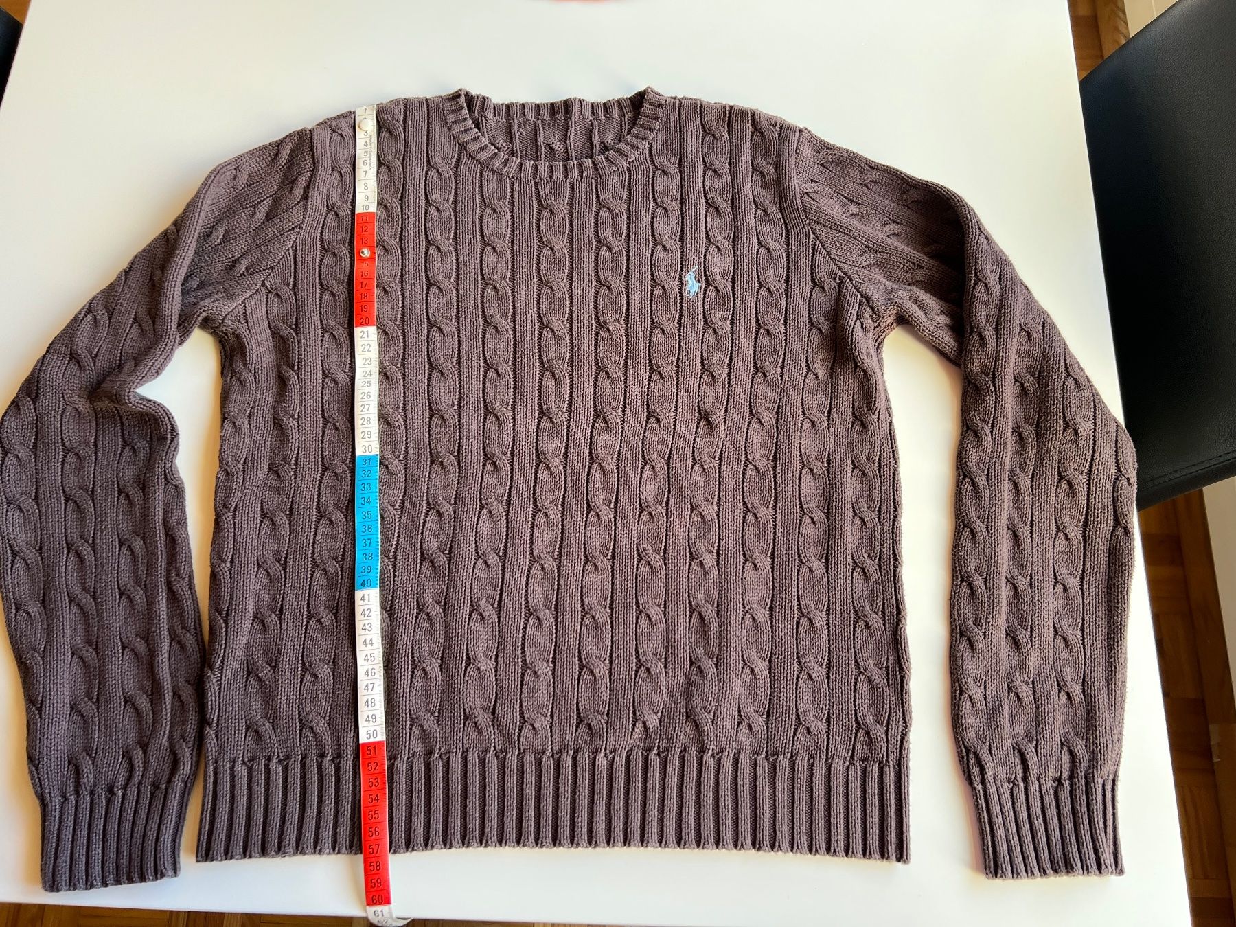 Ralph Lauren Pullover & Sweatshirts: Damen Pullover braun Zopfmuster gebraucht – Gebraucht aus Chur von van_hnc6 3