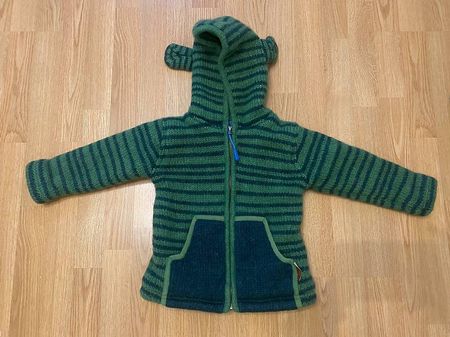 Sherpa Palungstar Kinder Wolljacke Gr. 116 Grün