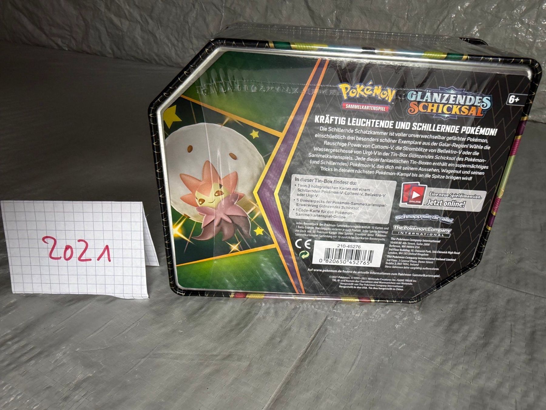 Pokémon Carte collezionabili: POKEMON-TIN BOX-COTTOMI V-2021-DE – Nuovo e nell'imballaggio originale da Frick venduto da RC2367 2