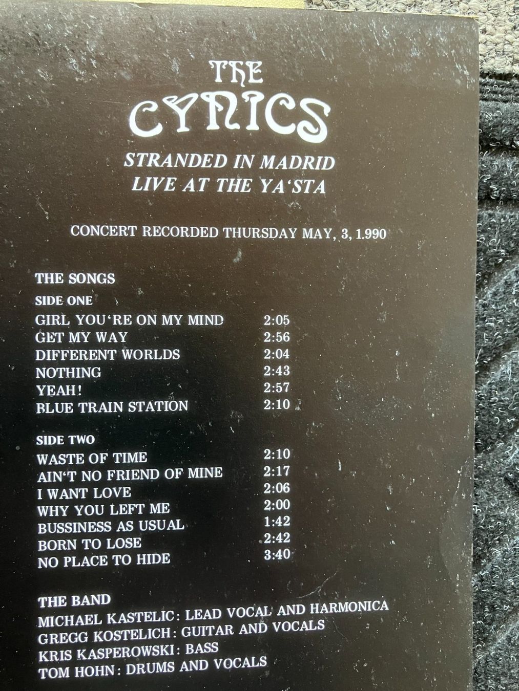 Schallplatten: The Cynics – Gebraucht aus Aarwangen von Jukebox3 5