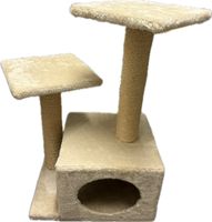 Katzenkratzbaum, beige