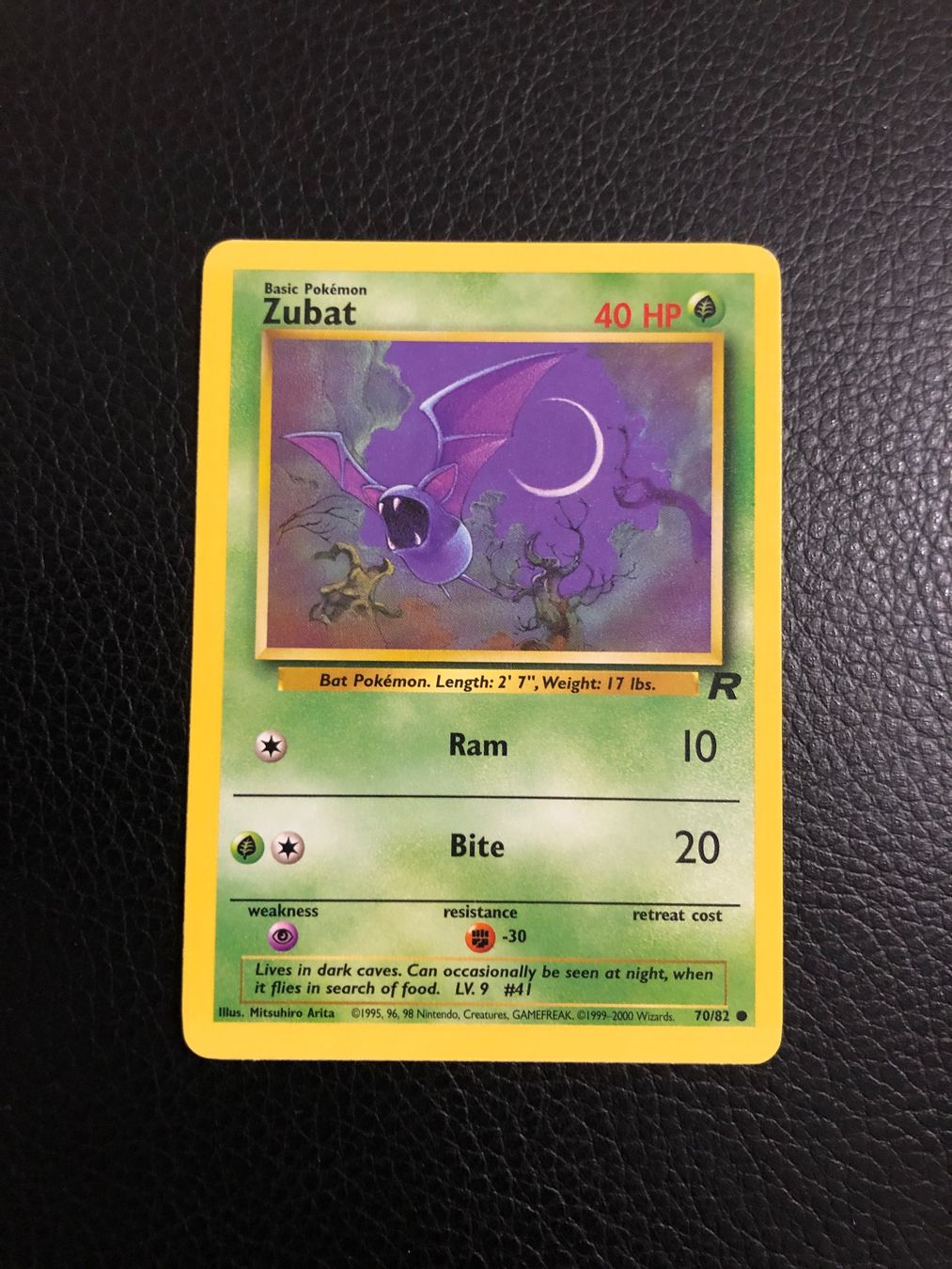 Pokémon Carte collezionabili: Team Rocket Zubat 70/82 Ab 1 – Usato da Paradiso venduto da Pkmn10