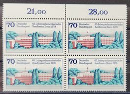 Deutschland-Mi 976 Viererblock ** (36)