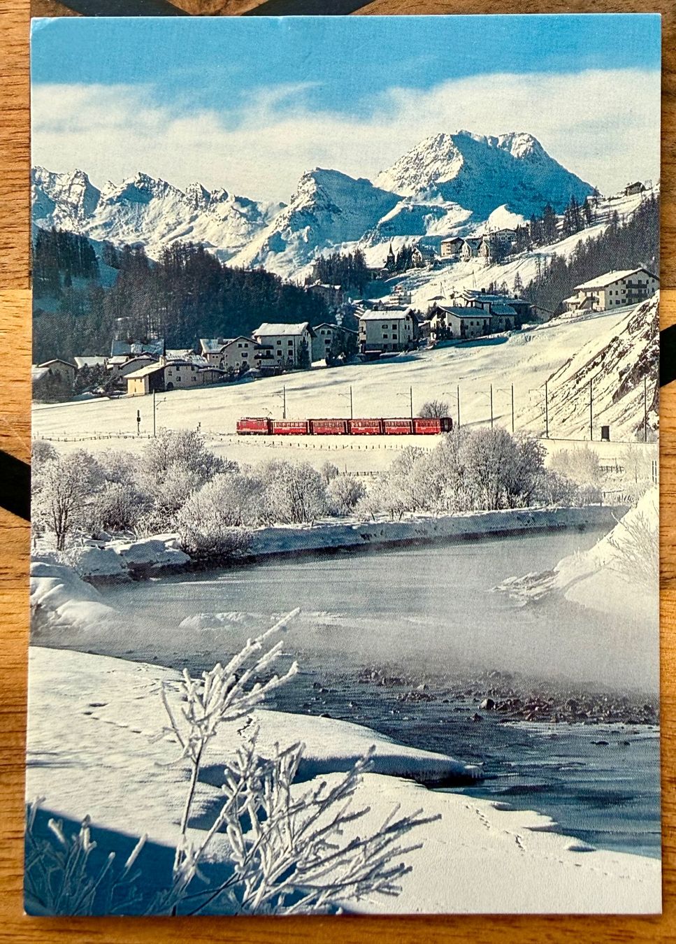 Cartes postales: Rhätische Bahn am Inn Celerina - St.Moritz – D'occasion à Lutry par Ediego