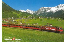 Klosters Graubünden,  Heidiland,  Bernina-Express 1997