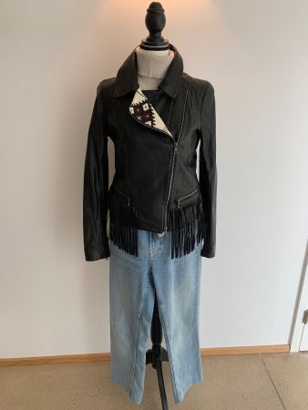 Exklusive Lederjacke / Gr. 36/38