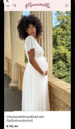 Umstands-Brautkleid von Mamarella