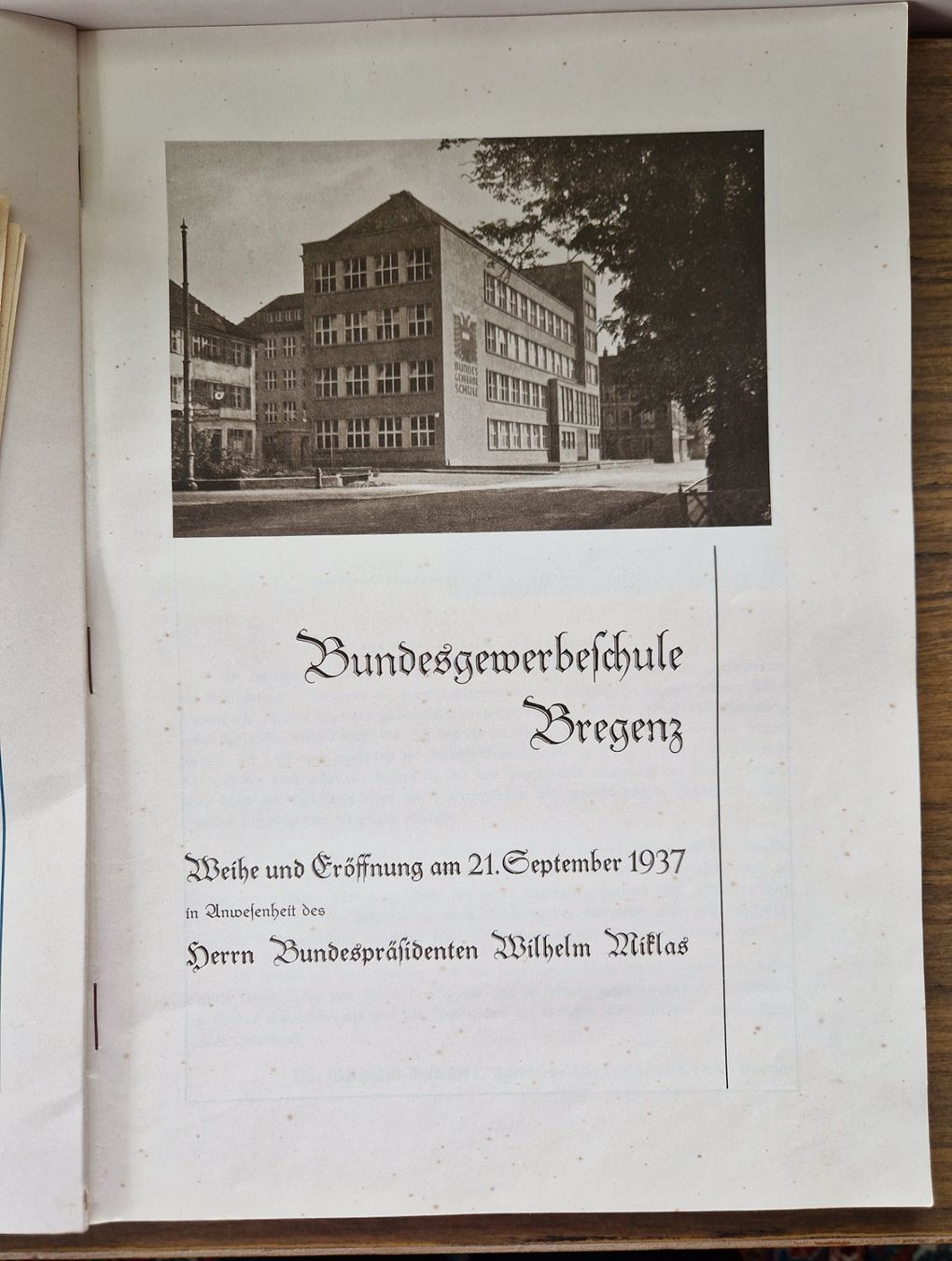 Libri: Bundesgewerbeschule Bregenz 1937 – Usato da Mörschwil venduto da aik_x8mc 1