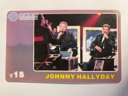Carte téléphone Chinoise - Johnny Hallyday 15¥