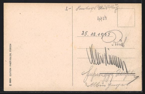 Cartoline postali: Alt St. Johann, Ort mit Säntis und Scha – Usato da Berlin venduto da bartko-reher 1