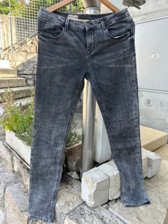 Coole graue Damen  Skinny Jeans, Top Zustand, Grösse 38