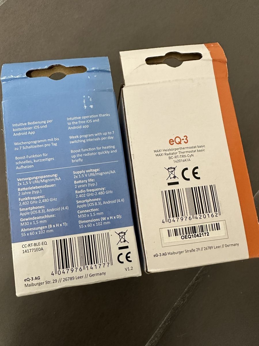 Radiatori: 2 Heizkörperthermostate Bluetooth OVP – Nuovo e nell'imballaggio originale da Gretzenbach venduto da Gua 2