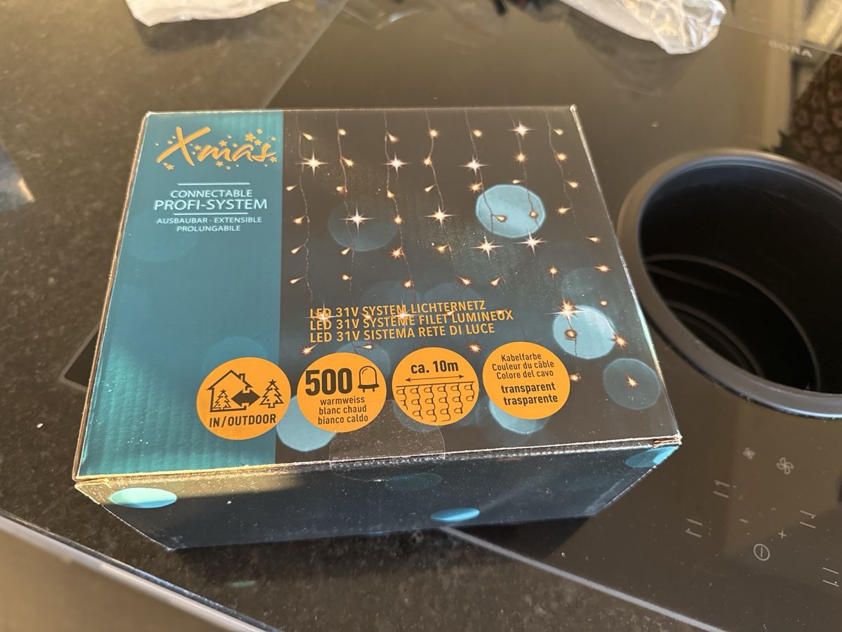 Coop Ghirlande e barre luminose: LED Weinacht-Lichterkette, warmweiss, exkl. Transformator – Nuovo (secondo la descrizione) da Wettswil venduto da endorphine839