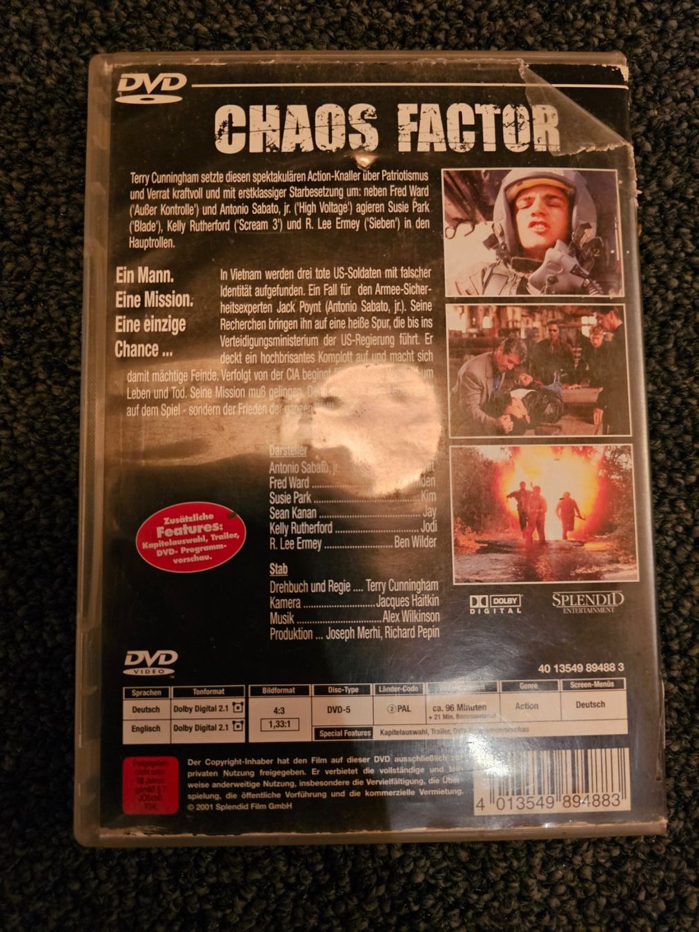 Tutti i DVDs: CHAOS FACTOR (13566) – Usato da Ruswil venduto da M71 1