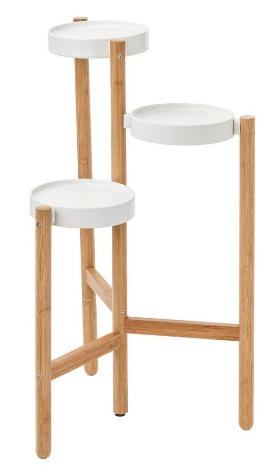 Altro per la casa: SATSUMAS Blumenständer, Bambus/weiss, 78 cm – Usato da Glattpark(Opfikon) venduto da Carpri