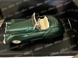 Schuco Modellauto Jaguar XK 120 grün